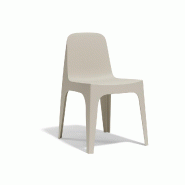 Chaise extérieure SOLID de VONDOM - écru