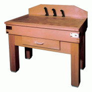 ITALCONCEPT L2G Billot Bois Monte Complet Sur Pietement, 900 x 1200 x 700mm - 3616350027191