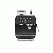 Machine à café combinée Expresso Années 50 noir mat - 240 cl Autre Aluminium Smeg 33.4x34 cm - noir aluminium 8017709354572 Machine à café combinée Expresso Années 50 noir mat - 240 cl Autre Aluminium Smeg 33.4x34 cm - noir aluminium 8017709354572