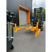Palonnier retourneur de bacs pour chariot élévateur - R.BAK
