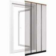 Rideau moustiquaire pour porte fenêtre en fibre de verre 4 lamelles - 100x220 cm Easy Life - gris 4052329000571 Rideau moustiquaire pour porte fenêtre en fibre de verre 4 lamelles - 100x220 cm Easy Life - gris 4052329000571