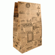 Sac kraft SOS Times 22+14x37cm - par 500