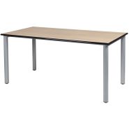 Table scolaire 4 pieds Zana - Structure en acier - Plusieurs finitions disponibles Table scolaire 4 pieds Zana - Structure en acier - Plusieurs finitions disponibles