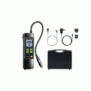 Testo 316-4 - Kit 2 avec détecteur de fuites pour NH3, capteur KM, mallette, bloc d'alimentation et écouteurs