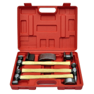 Vidaxl kit de marteaux de carrosserie de voiture et de bosses 7 pcs 140159