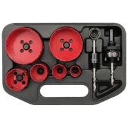 Yato kit de 9 pièces pour scie cloche d'électricien yt-3380 408087 Yato kit de 9 pièces pour scie cloche d'électricien yt-3380 408087