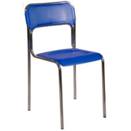 Chaise de réunion & visiteur Ascona Polypropylène - Bleu - lot de 4 Chaise de réunion & visiteur Ascona Polypropylène - Bleu - lot de 4