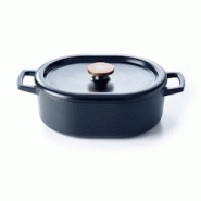 Cocotte Nori 31 cm en fonte - 550 cl Noir Ovale Fonte émaillée Beka 40x25 cm - noir 3458165141316 Cocotte Nori 31 cm en fonte - 550 cl Noir Ovale Fonte émaillée Beka 40x25 cm - noir 3458165141316