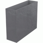 EDA Jardinière rectangulaire volcania apparence pierre 63l - GRISCLAIR - gris 3086960249403