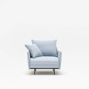 Fauteuil lounge pieds métal LOTUS Fauteuil lounge pieds métal LOTUS