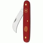 Greffoir en forme de serpette - Victorinox F3.90-60 Felco - Manche en nylon rouge et lame en acier inoxydable 57mm