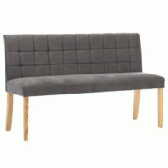 Helloshop26 - Banc banquette 140 x 56 x 86 cm gris velours 02_0010902 - 3000599347767 Helloshop26 - Banc banquette 140 x 56 x 86 cm gris velours 02_0010902 - 3000599347767