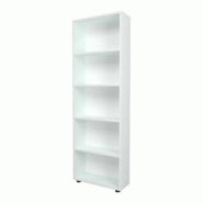 Helloshop26 - Bibliothèque design pour salon étagère style original à 5 niveaux 172 x 55 x 20 cm blanc 03_0006516 - 3001795082728 Helloshop26 - Bibliothèque design pour salon étagère style original à 5 niveaux 172 x 55 x 20 cm blanc 03_0006516 - 3001795082728