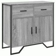 Helloshop26 - Buffet bahut commode armoire meuble de rangement organisateur cuisine salle de séjour salon sonoma 79,5 x 35,5 x 74,5 02_0036525 - 3000 Helloshop26 - Buffet bahut commode armoire meuble de rangement organisateur cuisine salle de séjour salon sonoma 79,5 x 35,5 x 74,5 02_0036525 - 3000
