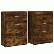 Helloshop26 - Buffet bahut commode armoire meuble de rangement organisateur cuisine salle de séjour salons lot de 2 60 x 31 x 84 cm 02_0036743 - 3000 Helloshop26 - Buffet bahut commode armoire meuble de rangement organisateur cuisine salle de séjour salons lot de 2 60 x 31 x 84 cm 02_0036743 - 3000