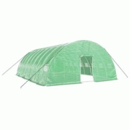 Helloshop26 - Serre tente abri plante fleur légumes avec cadre en acier 48 m² 8 x 6 x 2,85 m vert 02_0044602 - 3000220267693 Helloshop26 - Serre tente abri plante fleur légumes avec cadre en acier 48 m² 8 x 6 x 2,85 m vert 02_0044602 - 3000220267693