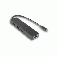 I-tec USB-C Slim HUB 3-Port avec adaptateur Ethernet Gigabit - C31GL3SLIM