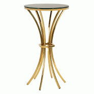 Mauro Ferretti Table Basse Haute Shanty Glam En Fer Doré Et Verre - Élément Décoratif - 50 X 50 X 92 Cm - jaune 1428770001 Mauro Ferretti Table Basse Haute Shanty Glam En Fer Doré Et Verre - Élément Décoratif - 50 X 50 X 92 Cm - jaune 1428770001