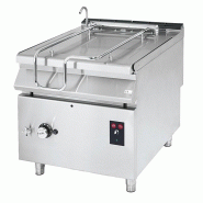 Sauteuse basculante gaz, capacité 80 litres, avec cuve en inox motorisée 800x900x870 mm - VIRTUS - 4068875006868