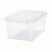 SmartStore Boîte de rangement CLASSIC 31 L, clips: blanc - blanc plastique polypropylène 7332462056954