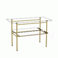 Structure de table Round  tube rond p/plateau rectangl. 1116x604x900mm or