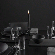 Villeroy & Boch VILLEROY ET BOCH Assiette plate carré 28 cm noir - Manufacture Rock - porcelaine 1042392610