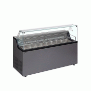 Vitrine pour glace en bac Anthracite RAL 7016 - 306 L | Tefcold - MIRABELLA9