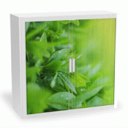 Armoire à rideaux avec décor nature - EasyOffice. - Nature Bio, Basse_0