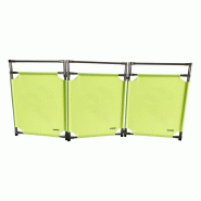 Barrière d'intervention - 3 panneaux - 1000 / INOX 304 / Jaune