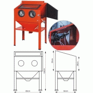 Cabine de sablage 220l- sbc220-ii