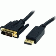 Câble Dysplayport To Dvi de Startech - DP2DVI2MM6 Câble Dysplayport To Dvi de Startech - DP2DVI2MM6
