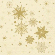 DUNI - Serviette ouate 33x33cm 3 plis Stargazing Crème 10x50 = 500 pièces - beige papier 211566 DUNI - Serviette ouate 33x33cm 3 plis Stargazing Crème 10x50 = 500 pièces - beige papier 211566