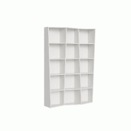 Itamoby Bibliothèque moderne Trek à 3 éléments en frêne blanc - blanc 8050598021330