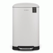 Les Collectors N°728 - Poubelle à pédale 30L,hite edition - blanc inox N728 Les Collectors N°728 - Poubelle à pédale 30L,hite edition - blanc inox N728