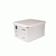 METRO PROFESSIONAL Récipient GN 1/2, 200 mm, polypropylène, avec couvercle - blanc plastique polypropylène 4067373610997 METRO PROFESSIONAL Récipient GN 1/2, 200 mm, polypropylène, avec couvercle - blanc plastique polypropylène 4067373610997