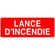 Panneau de signalisation - lance d'incendie