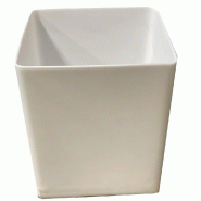 PLAST'UP ROTOMOULAGE Pot de fleurs cubio h 50cm - BLANC - blanc 0750122559299