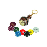 Porte-clés poire bois  réf. 102103/f