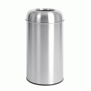 Poubelle dome inox ouverte 40L | Bolero - GK972