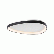 ROSSINI ILLUMINAZIONE Plafonnier Led Lotus 36W 3000K Noir - Plafonnier Asymétrique Moderne Ip20 Cri80 Dimmable - Groupe Rossini - noir LOU004N