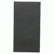 Serviette Ecolabel  P. 1/8 'Double Point' 18 G/M2 40x40 cm noir ouate - par 1800