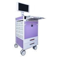 Tecnocar - chariot informatique - krz - dimensions: 55 x 62 x 107 cm