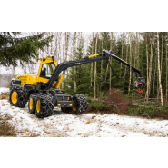 Abatteuse à roues Eco Log 580 survitaminée - grue 270kNm - bras pendulaires et moteur Volvo Penta Abatteuse à roues Eco Log 580 survitaminée - grue 270kNm - bras pendulaires et moteur Volvo Penta