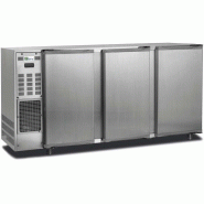 Arrière bar inox 466L 3portes pleines Groupe logé AFI Collin-Lucy