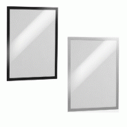 Cadre d'affichage repositionnable A3 DURAFRAME Format A3 - Coloris Argent