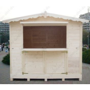 Chalet de Noël pliable en bois massif Gardy Shelter - 266x237cm - 6,3m² - épicéa massif - Réf 3785 Chalet de Noël pliable en bois massif Gardy Shelter - 266x237cm - 6,3m² - épicéa massif - Réf 3785