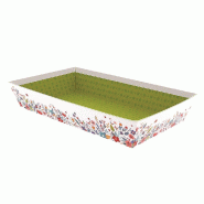 Corbeille carton rectangulaire "Primavera" 33x20x6cm - par 30