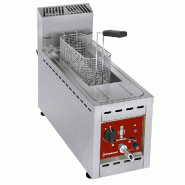 Diamond - Friteuse gaz, 1 cuve 8 lit., à TOP - réf. FSM-8GT/S - inox AKS-FSM-8GT/S