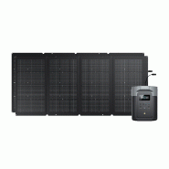 EcoFlow DELTA 2 Max Générateur solaire (PV220W) - EcoFlow DELTA 2 Max + 2 * Panneaux solaires bifaciaux 220W