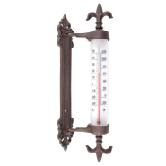 Esschert design thermomètre à cadre de fenêtre fonte 428859
